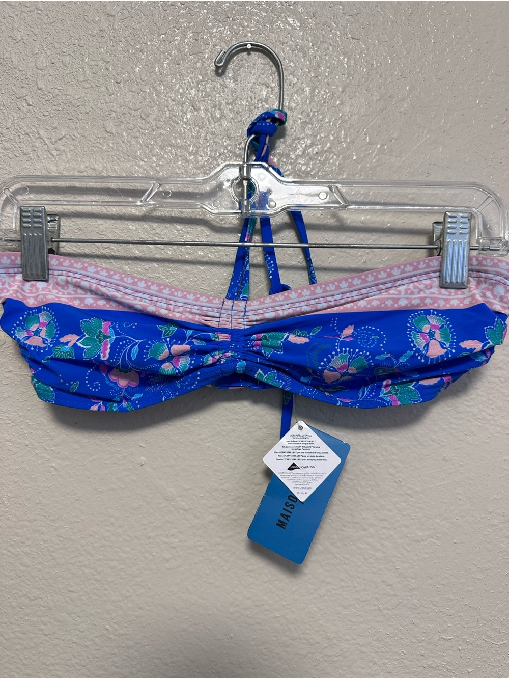 NWT Maison Lejaby bandeau bikini top